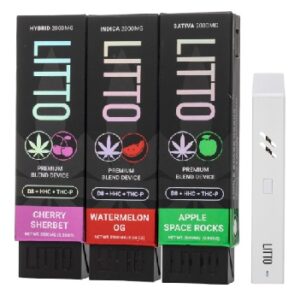 LITTO Tri Blend Delta-8 + HHC + THC-P Disposable Vape