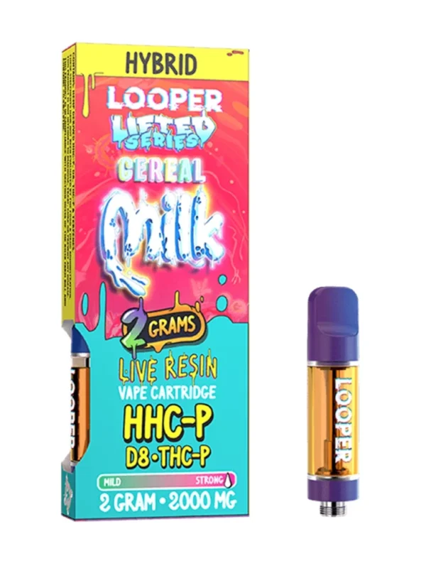 Cereal Milk Looper Lifted Series HHC-P+D8+THC-P Cartridge