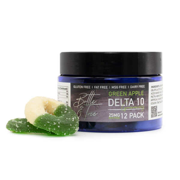 Delta-10 THC Gummies - Apple Rings 300mg