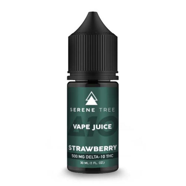 Delta-10 THC Strawberry Vape Juice 500mg