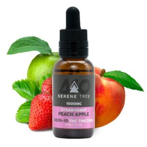 Delta-10 THC Tincture - Strawberry Peach Apple