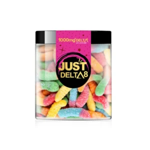 Delta 8 Sour Worms Gummies