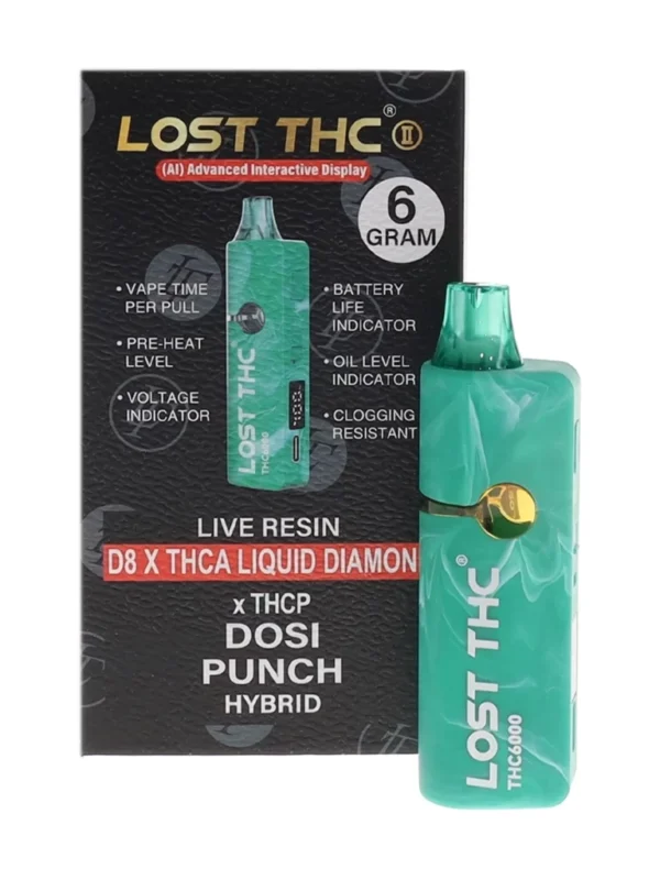 Dosi Punch Lost THC THC-A Liquid Diamond Disposable