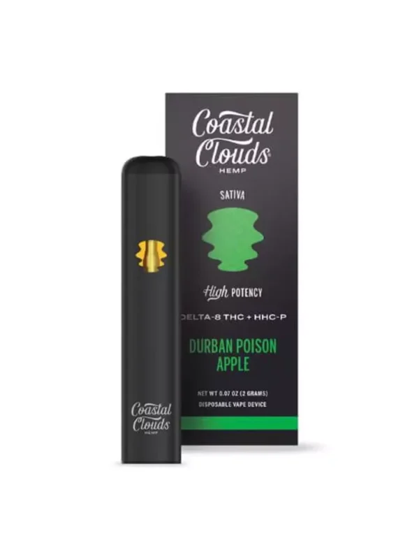 Durban Poison Apple Coastal Clouds Delta 8 + HHC-P Vape