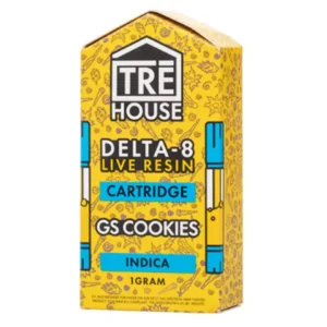 GS Cookies Tre House Live Resin Delta 8 Cartridges