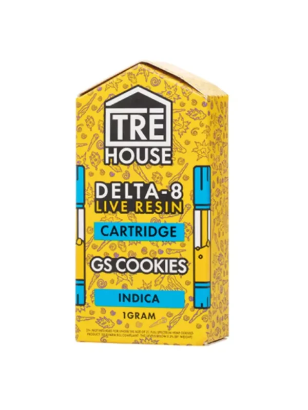 GS Cookies Tre House Live Resin Delta 8 Cartridges