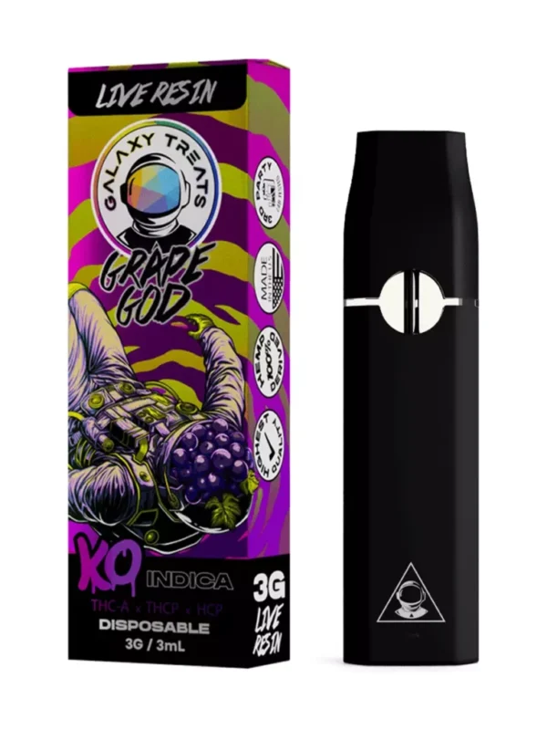 Grape God Live Resin THC-A+THCP+HCP Disposable Vape