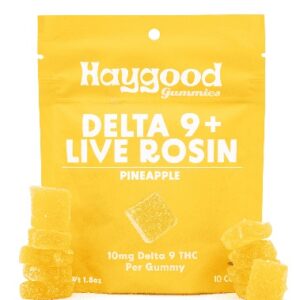 Haygood Delta 9 Live Rosin Gummies – Pineapple