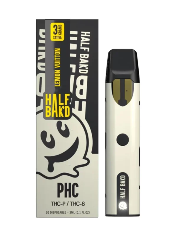 Lemon Vuitton Half Bakd PHC + THC-P + THC-8 Disposable Vape
