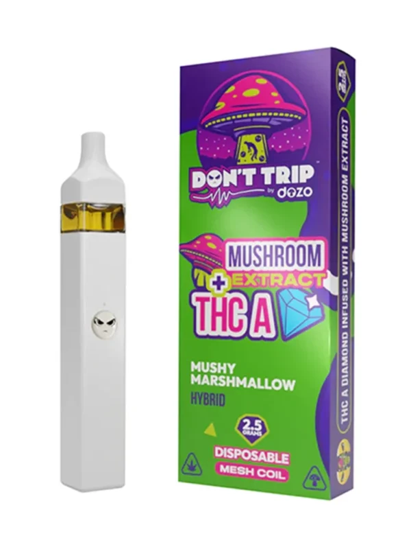 Mushy Marshmallow Dozo Mushroom Extract + THC-A Disposable