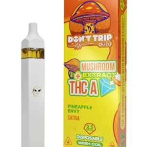 Pineapple Envy Dozo Mushroom Extract + THC-A Disposable