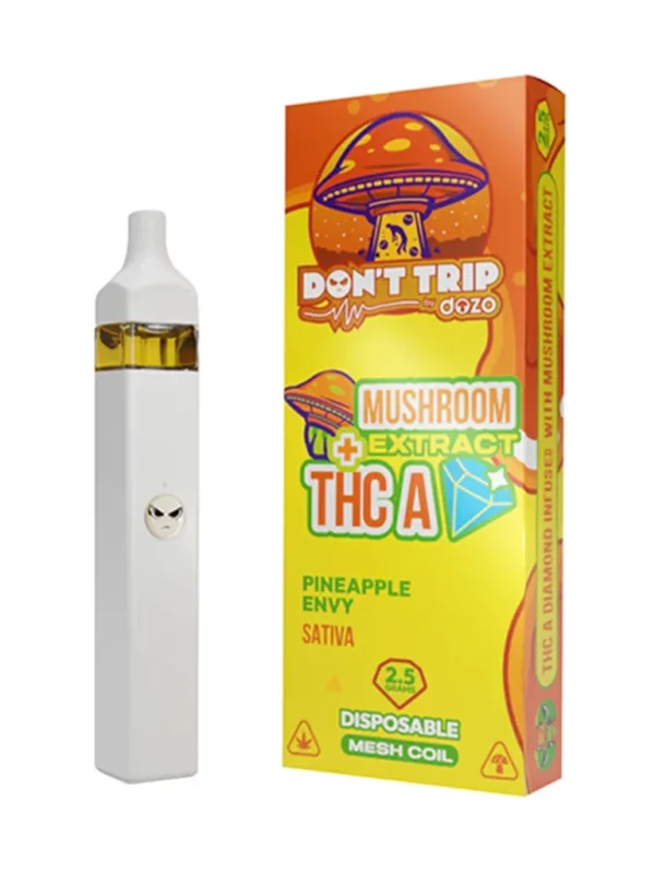 Pineapple Envy Dozo Mushroom Extract + THC-A Disposable