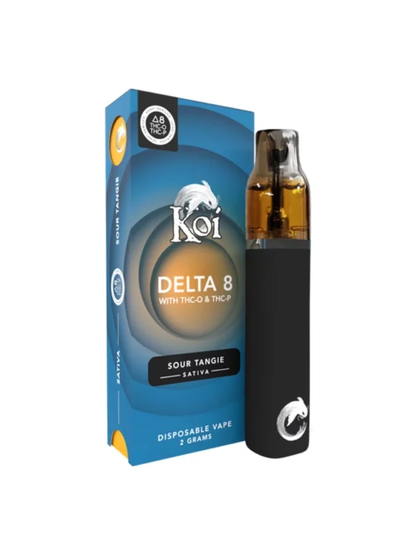 Sour Tangie Sativa Koi D8 + THC-O + THC-P Vape