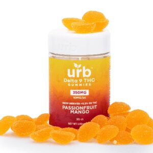 Urb Delta 9 THC Gummies – Passionfruit Mango