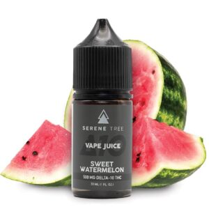 Delta-10 THC Sweet Watermelon Vape Juice 500mg