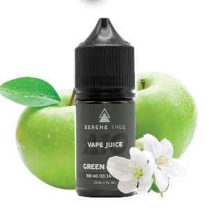 Delta-10 THC Green Apple Vape Juice 500mg