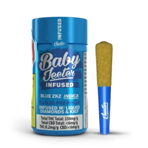 Baby Jeeter Infused Blue ZKZ Pre-Rolls