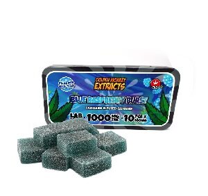 High Dose Blue Raspberry Burst Gummy 1000MG