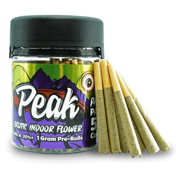 Peak Exotic THCA Prerolls 1 Gram Party Pack