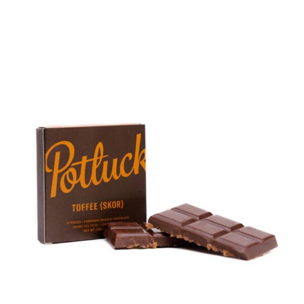 Potluck Toffee THC Chocolate