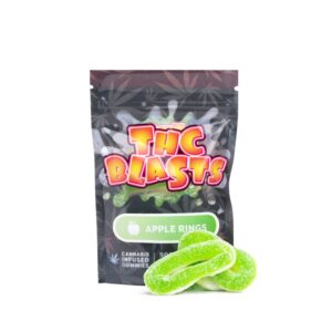 THC Blasts Apple Ring Gummies