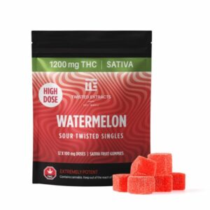 Twsited Extracts High Dose Watermelon Gummies